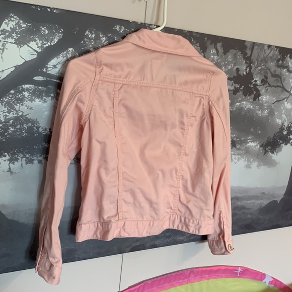 Carter’s Osh Kosh light pink jean jacket NWOT 12/12A - Picture 4 of 7